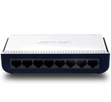 Tenda SWITCH SOHO S108 - 8P LAN 10/100- IEEE 802.3ux- Capacity 1.6Gbps INPUT 100-240V AC50/60HZ OUTPUT 5.0V 0.6A