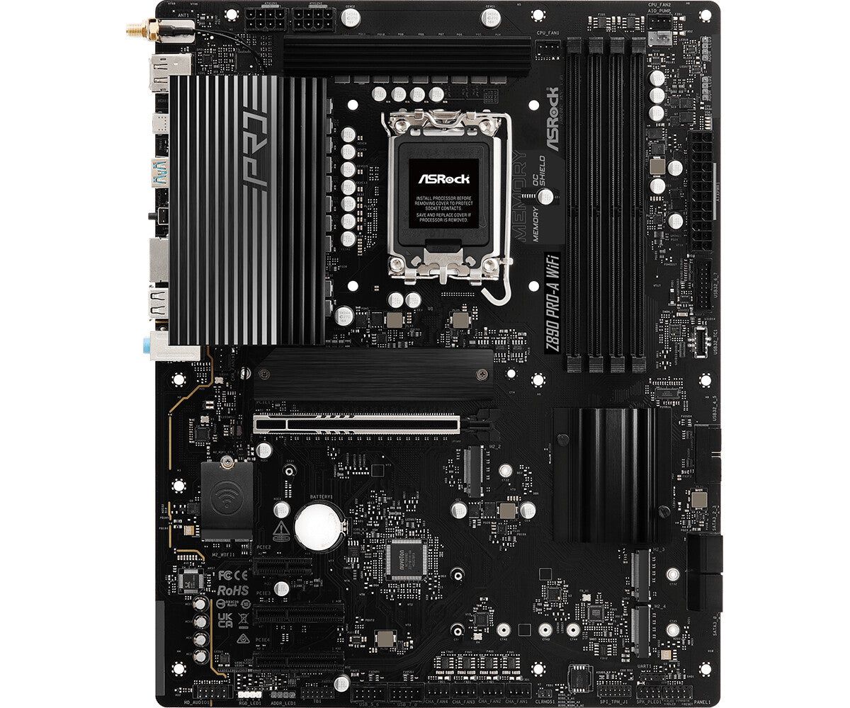 MB Asrock 1851 Z890 PRO-A WIFI- 4*DDR5- 4*SATA3- 2*M.2- HDMI- DP- ATX