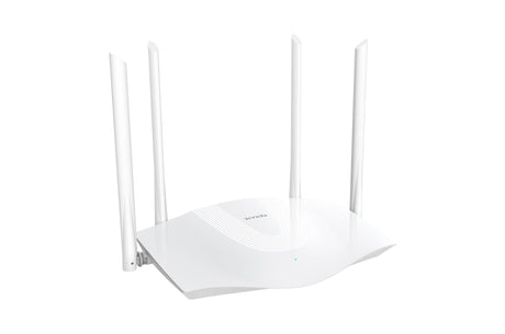 Tenda Router WIFI 6 TX3-IEEE802.11ac/a/n/ax 5GHz-IEEE802.11b/g/n/ax2.4GHz-2.4GHz:574Mbps-5GHz:1201Mbps-GE WAN-3xGE LAN-4x6dBiAnt