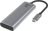 ITEK HUB USB-C maschio- 4xUSB3.0- alluminio