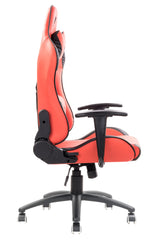 itek Gaming Chair PLAYCOM PM20 - PVC - Double Cushion - Reclining Backrest - Red Black