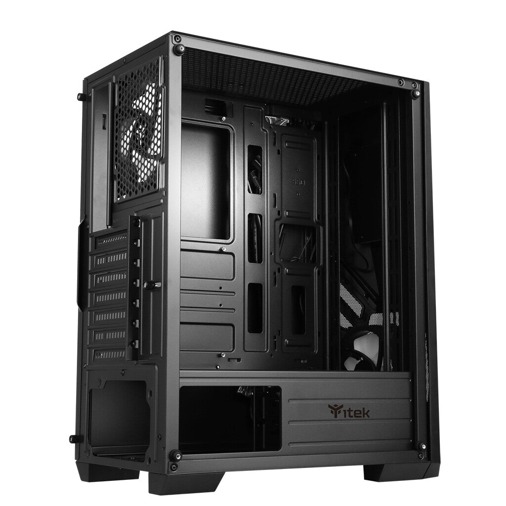 SPACIRC VO case - Gaming Middle Tower - 2x12cm ARGB fan - USB3