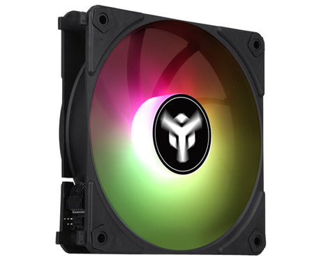Kit 3x Ventola per case UW12 Black - 12cm- ARGB Sync 5V 3pin- 4pin PWM- Senza fili