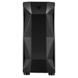 Case THE ROCK EVO - Gaming Middle Tower- USB3- 12cm ARGB fan- Side Panel Temp Glass