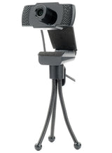 Webcam con Microfono W300 - Full HD- 30FPS- USB- treppiede