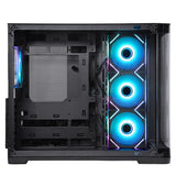 Case DARK CAVE CURVED - Gaming Tower- ATX- 4x12cm ARGB fan- 2xUSB3- Type-C- Curved Temp Glass Side & Front Panel