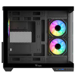 Case DARK CAVE DS - Gaming Tower- ATX- 3x12cm ARGB fan- 2xUSB3- Type-C- Side & Front Panel Temp Glass