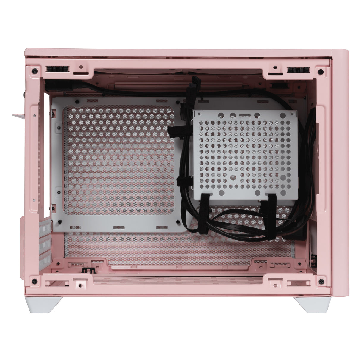 Case MasterBox NR200P- Pink Mini ITX-2xUSB3.2-3.5mm Headset Jack(Audio+Mic)-2x120mm Top Fans-Radiator Support-NO PSU