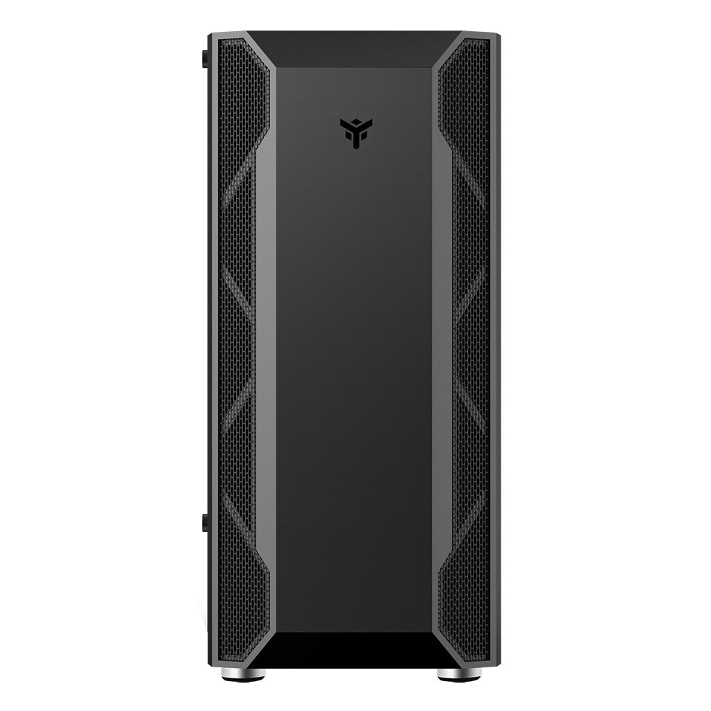 Case VERTIBRA X210 - Gaming Middle Tower- 12cm ARGB fan- 2xUSB3- Side Panel Temp Glass