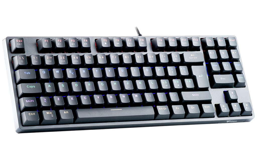 X50 Gaming Keyboard - Mechanical - OUTEMU Blue Switch - RGB - Software - 90 keys - Compact