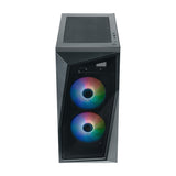 Case CMP 320- USB3.2+USB2.0-2x2.5"/3.5"HDD 2x2.5"SSD-2x120mm ARGB Front Fans-Rad. Supp.-NO PSU