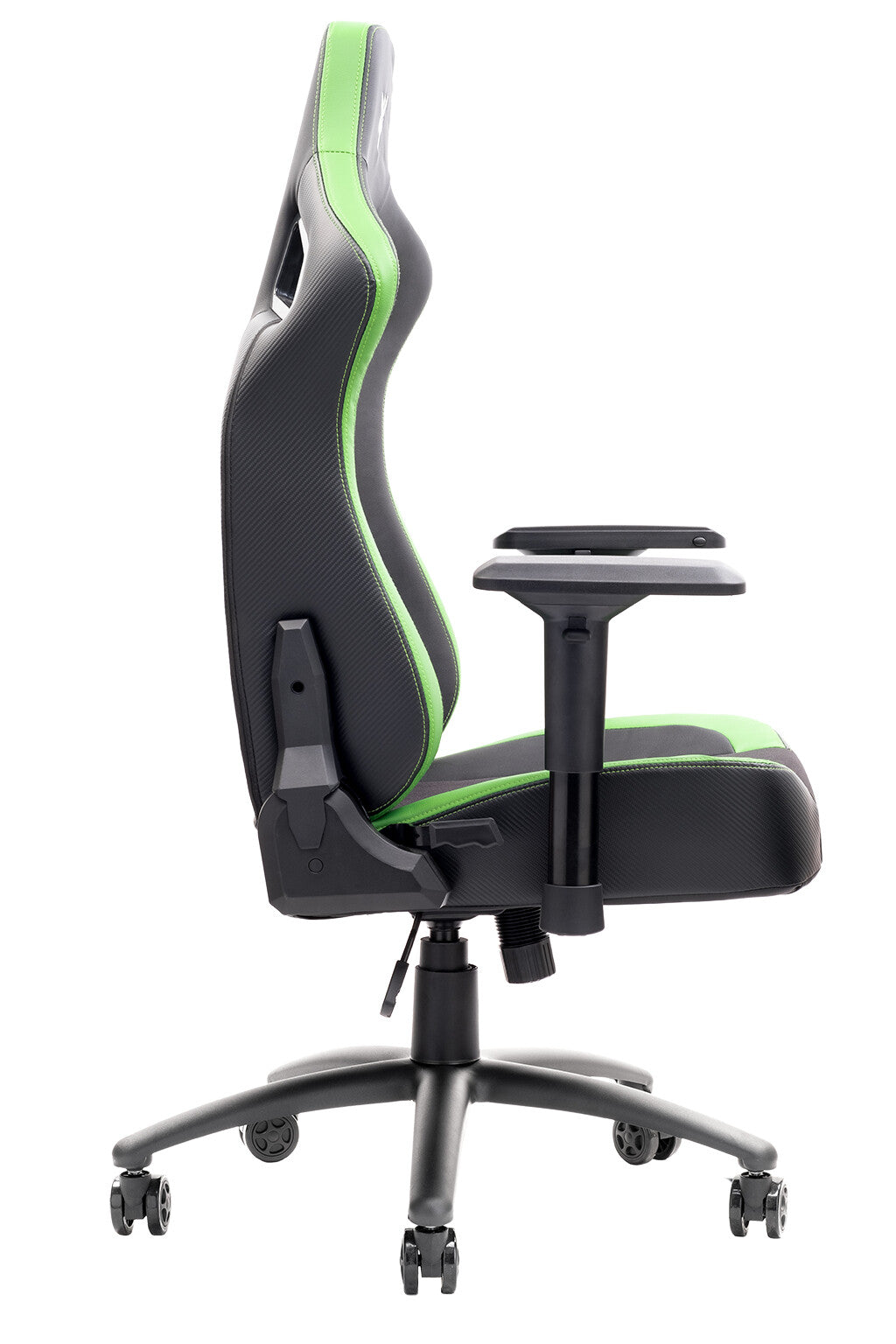 itek Gaming Chair SCOUT PM30 - PVC and Fabric - 4D Armrests - Black Green