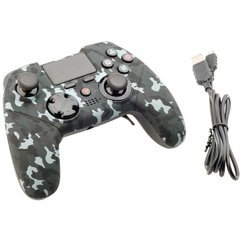 EVOCON ADV B01 Controller - Bluetooth- PC- PS4- DualShock- Progr Keys- TouchPad Axis6- Camo