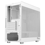 Case PROMESH 35W - Gaming Office Mini Tower mATX- Type-C- 2xUSB3- 3 Lati MESH- White Edition