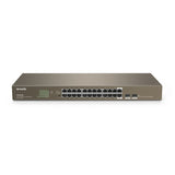 Tenda SWITCH BUSINESS TEG1024F - IEEE 802.3uxab- 24xGE+2SFP- Capacità 48Gbps- Protez fulm 6KV su ogni porta- M1-2-3-4