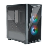 Case CMP 320- USB3.2+USB2.0-2x2.5"/3.5"HDD 2x2.5"SSD-2x120mm ARGB Front Fans-Rad. Supp.-NO PSU