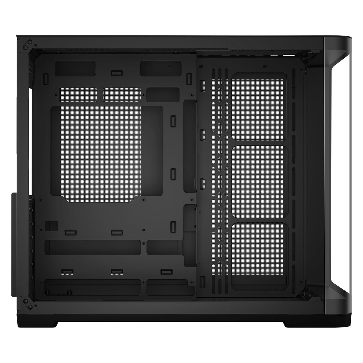 Case DARK CAVE CURVED - Gaming Tower- ATX- 4x12cm ARGB fan- 2xUSB3- Type-C- Curved Temp Glass Side & Front Panel