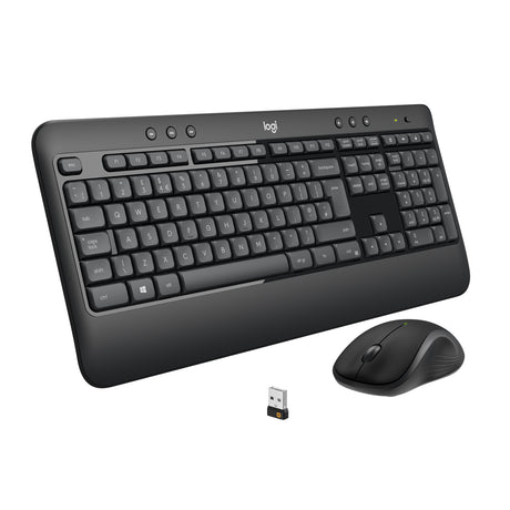 LOGITECH RETAIL Keyboard + Mouse - MK540 Advanced - Wireless - Black