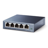 TP-LINK Switch Gigabit- 5-port Gigabit Switch- 5 10/100/1000M RJ45 ports- desktop steel case