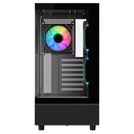 Case SHOWBUI 42B - Gaming Tower- ATX- 3x12cm ARGB fan- 2xUSB3- Type-C- Side & Front Panel Temp Glass