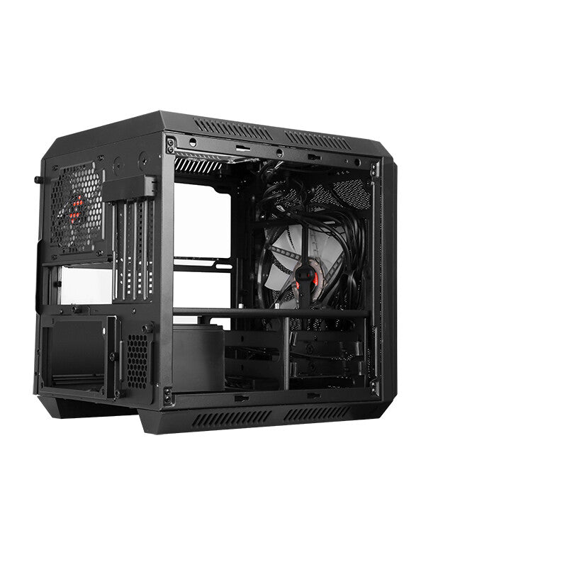 Case QBO 8 EVO - Micro ATX- USB3- 200+120mm ARGB fan- Card Reader- 3x Trasp Window