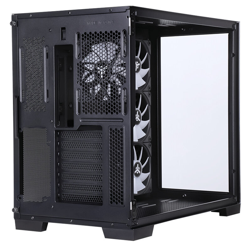 Case DARK CAVE - Gaming Tower- ATX- 4x12cm ARGB fan- 2xUSB3- Type-C- Side &amp; Front Panel Temp Glass