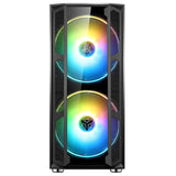 Case MAJES 20 EVO - Gaming Full Tower- 2x20cm ARGB fan- USB3- Front & Side Panel Temp Glass