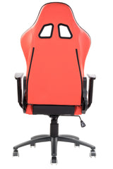 itek Gaming Chair PLAYCOM PM20 - PVC - Double Cushion - Reclining Backrest - Red Black