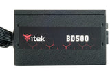 Alimentatore BD500 - 500W- 80Plus EU Bronze- PFC Attivo- Ventola HDB 12cm- DC to DC