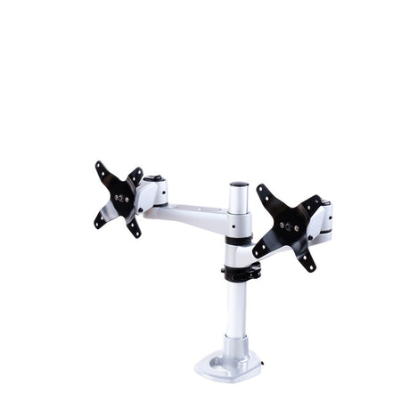 Supporto da scrivania per Doppio Monitor (Max 10Kg cad)- Elegant Ergonimic Style- Materiali Premium- Vesa 75x75/100x100