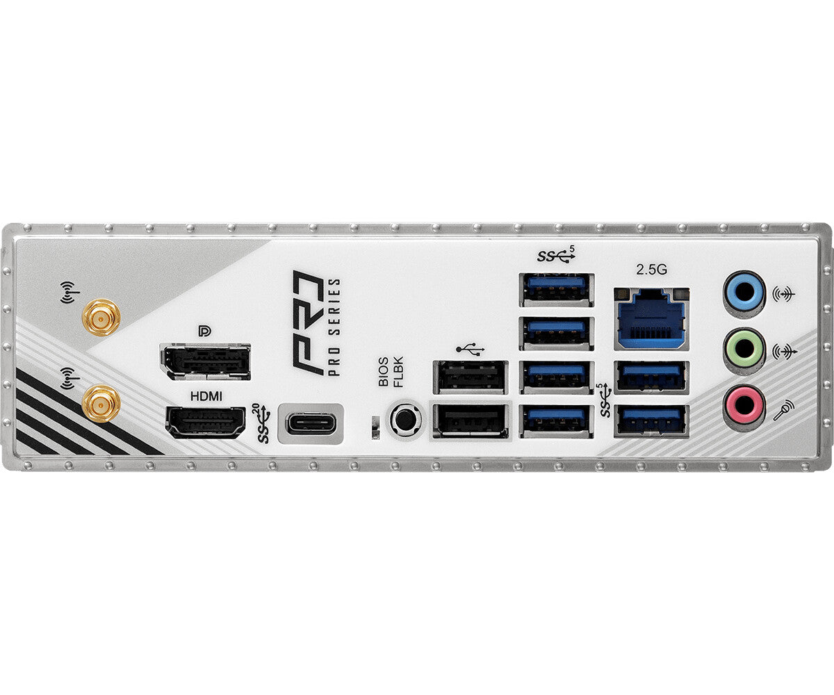MB Asrock 1851 Intel B860 PRO RS WIFI- 4*DDR5 4*SATA3- 3*M.2- HDMI- DP- WiFi 6E + BT- ATX