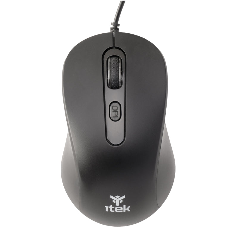 Mouse iTek CLK C01 - USB- Ottico- 3600DPI- 4 Tasti Silent Switch