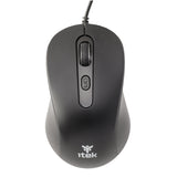Mouse iTek CLK C01 - USB- Ottico- 3600DPI- 4 Tasti Silent Switch