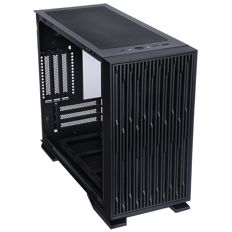 Case GALAXY 2Q - ITX Mini Tower- 2x12cm ARGB fan- 2xUSB3- 2x Front Panel- Side Glass