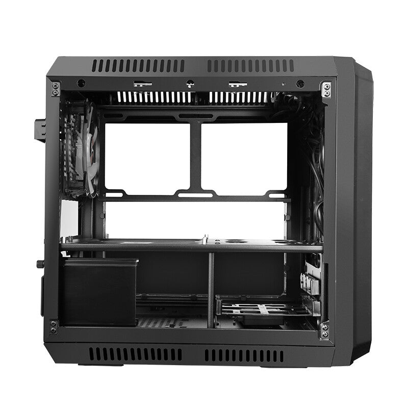 Case QBO 8 EVO - Micro ATX- USB3- 200+120mm ARGB fan- Card Reader- 3x Trasp Window