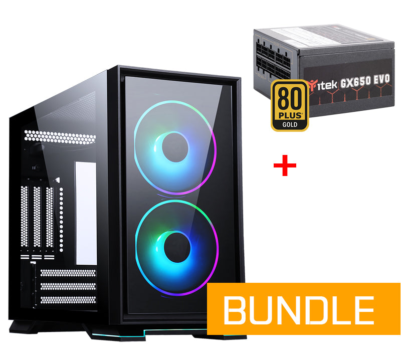 Bundle - Case GALAXY 2Q con PSU SFX GX650W EVO