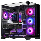 Case DARK CAVE PANO - Gaming Tower- ATX- 4x12cm ARGB fan- 2xUSB3- Type-C- Temp Glass Top- Side & Front Panel
