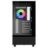 Case SHOWBUI 42B - Gaming Tower- ATX- 3x12cm ARGB fan- 2xUSB3- Type-C- Side & Front Panel Temp Glass