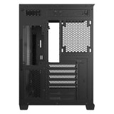 Case DARK CAVE CURVED - Gaming Tower- ATX- 4x12cm ARGB fan- 2xUSB3- Type-C- Curved Temp Glass Side & Front Panel