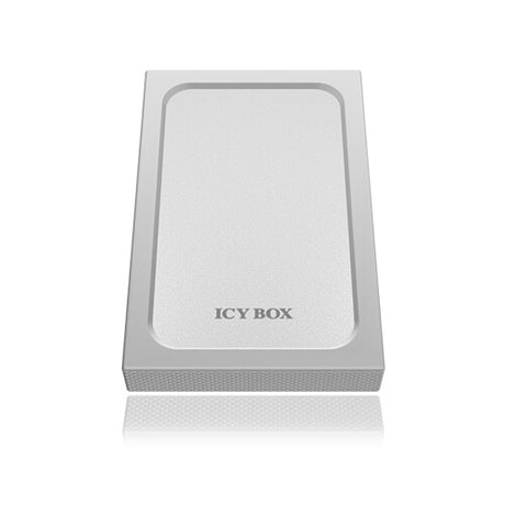 ICY BOX External Case for SSD/HDD 2.5" (9.5mm) with USB3.0- UASP- SATA III (6 Gbit/s)- Tool-less- Silicone Case