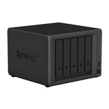 Synology NAS DS1522+ 5-Bay 2.5"/3.5" SSD/HDD- AMD Ryzen R1600- 8GB D4- 2xUSB3- 4xRJ45- eSATA