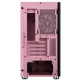 Case LIFLIG P41 - Gaming Mini Tower- mATX- 12cm ARGB fan- 2xUSB3- Side Panel Temp Glass- Pink Edition