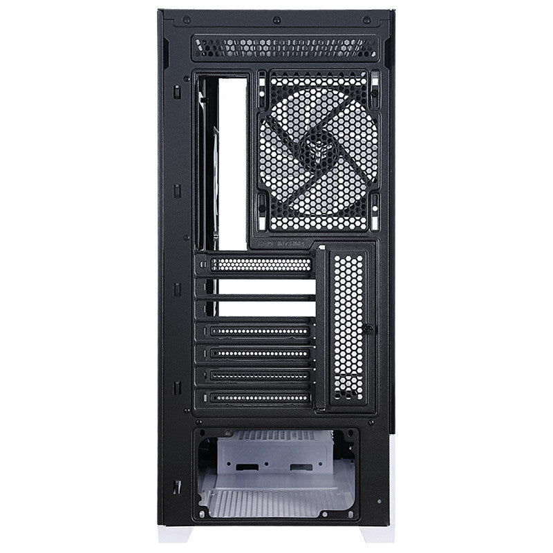 Case SHOWBUI 37WB - Gaming Tower- ATX- 3x12cm ARGB fan- Type-C- 2xUSB3.0- Side & Front Panel Temp Glass- White Black Edition