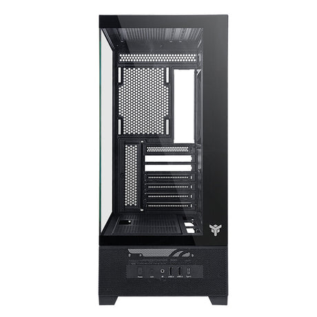 Case SHOWBUI 37B - Gaming Tower- ATX- 3x12cm ARGB fan- Type-C- 2xUSB3.0- Side & Front Panel Temp Glass