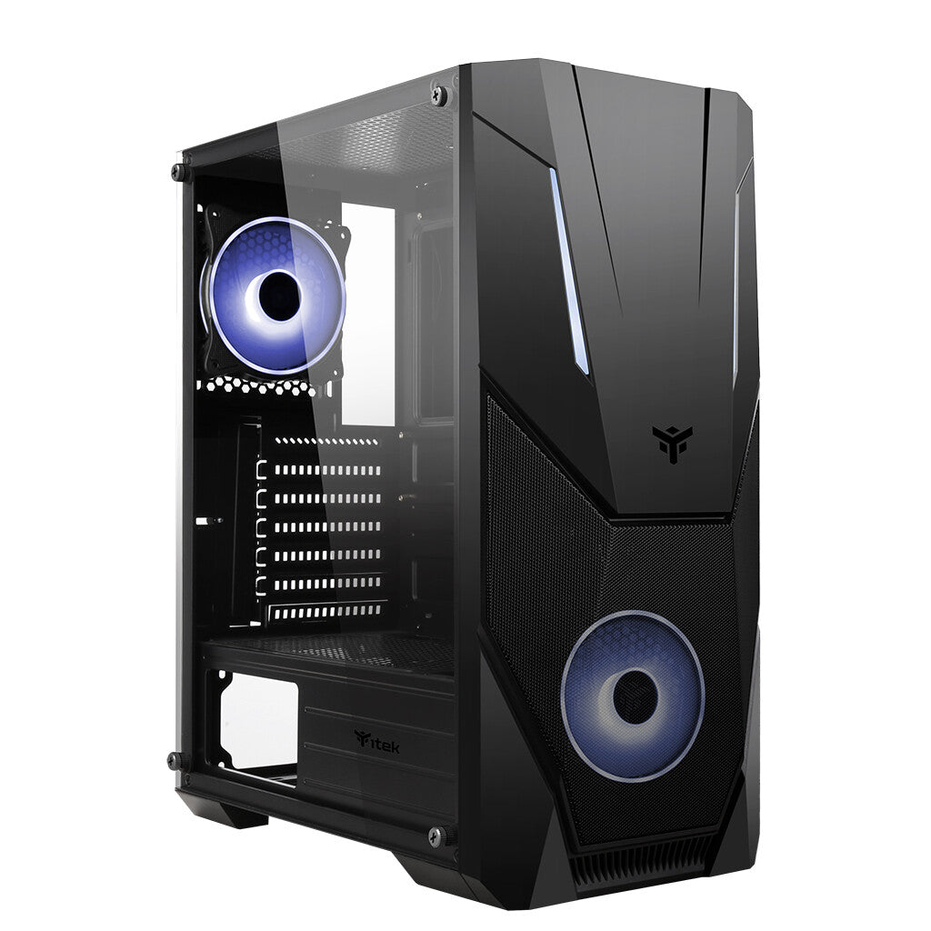 SPACIRC VO case - Gaming Middle Tower - 2x12cm ARGB fan - USB3