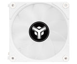 Kit 3x UW12 White case fan - 12cm - ARGB Sync 5V 3pin - 4pin PWM - Wireless