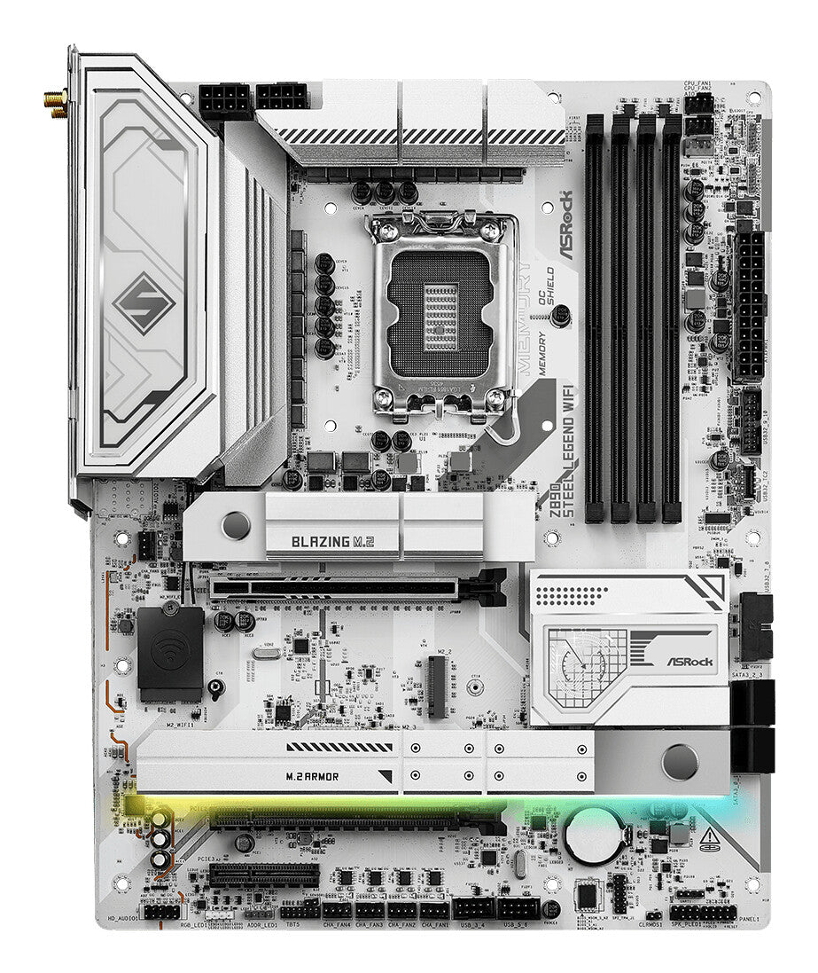 MB Asrock 1851 Z890 STEEL LEGEND WIFI- 4*DDR5- 4*SATA3- 4*M.2- HDMI- Type-C- Wi Fi 7- BT5- DP- ATX