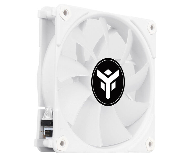 Kit 3x Ventola per case UW12 White - 12cm- ARGB Sync 5V 3pin- 4pin PWM- Senza fili