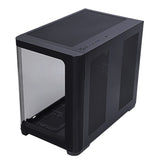 Case DARK CAVE CURVED - Gaming Tower- ATX- 4x12cm ARGB fan- 2xUSB3- Type-C- Curved Temp Glass Side & Front Panel