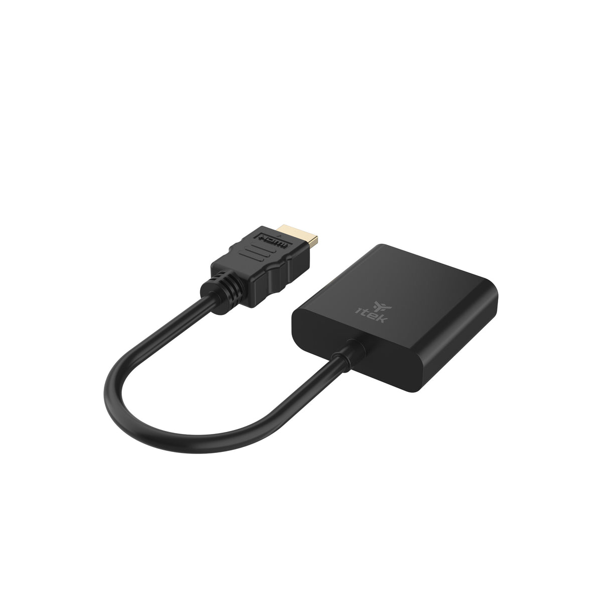 ITEK Adattatore HDMI maschio a VGA femmina (con jack audio 3.5mm)